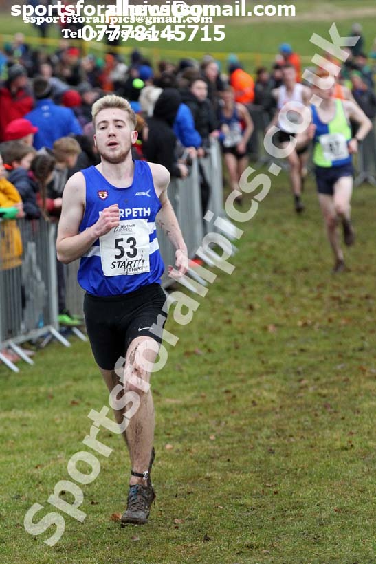 Junior mens Northern Cross Country Champs., Camp Hill Estate, Kirklington.  Photo: David T. Hewitson/Sports for All Pics